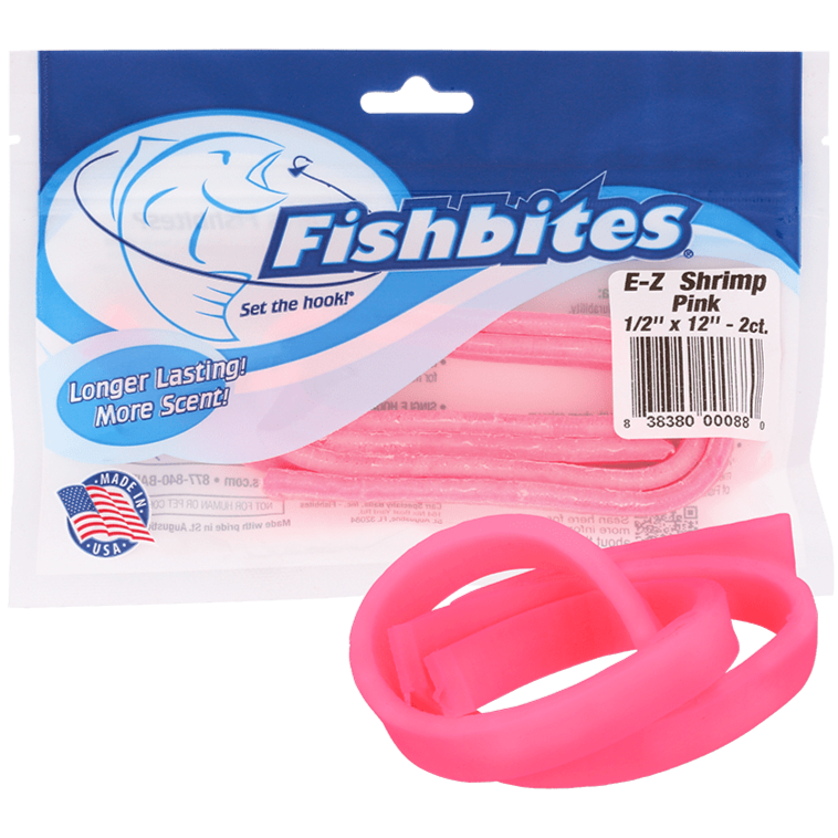 Fishbites E-Z Footlong Bait Strips (Shrimp)