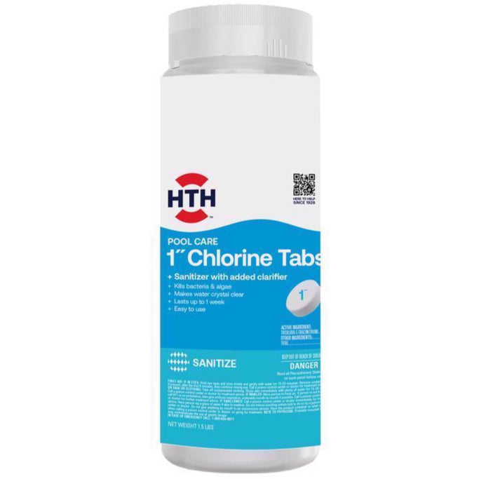 HTH 1" Chlorine Tablets (Regular)