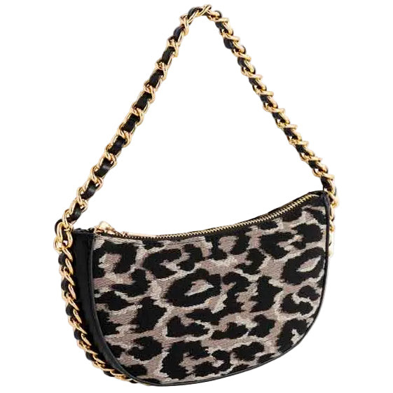 Shiraleah Leo Zippered Handheld Purse - 8" x 4.75" x 2"