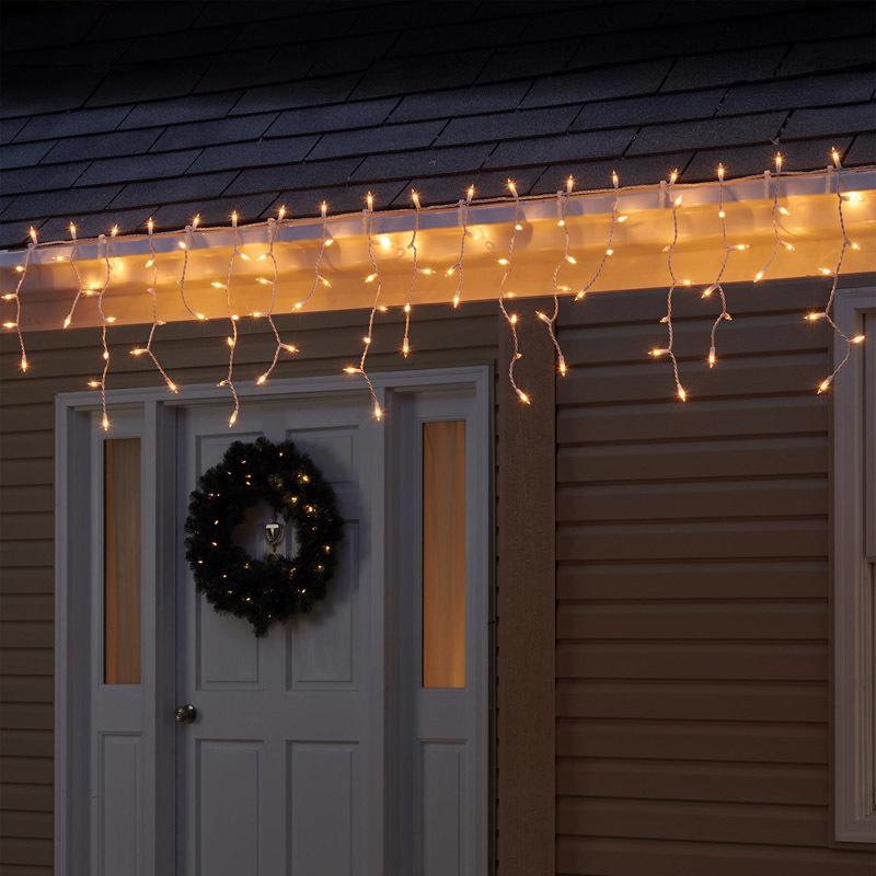 Celebrations Icicle Christmas String Lights - 6' (100 Lights)