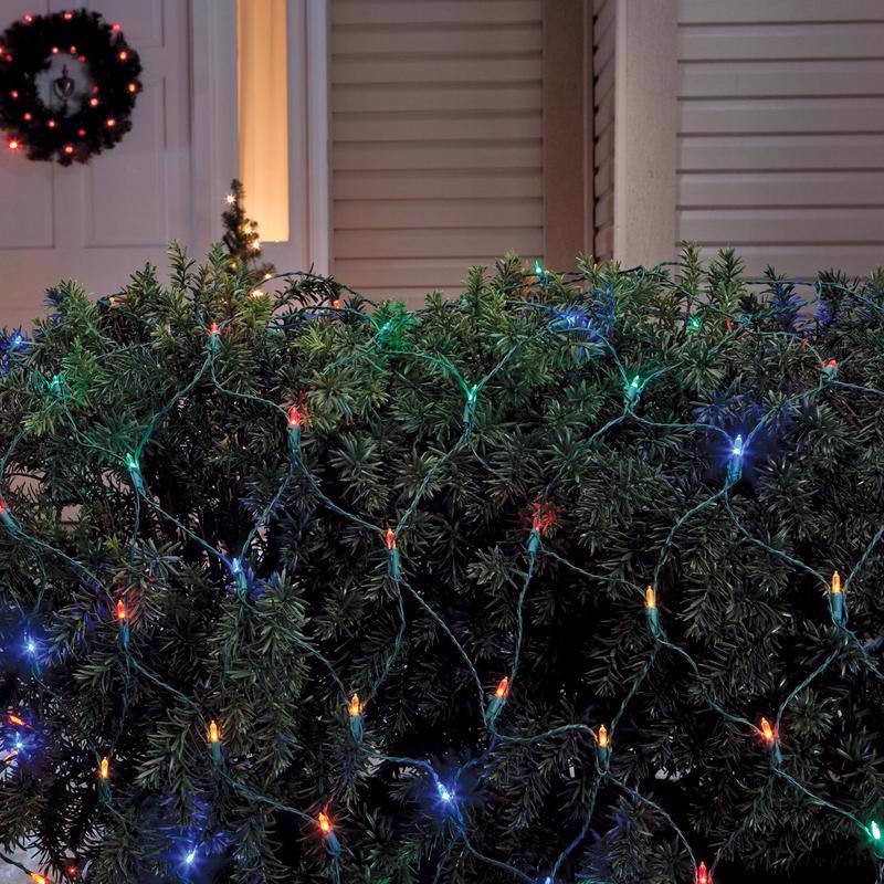 Celebrations Gold LED Christmas Light Net - 4' x 6' (100 Lights)