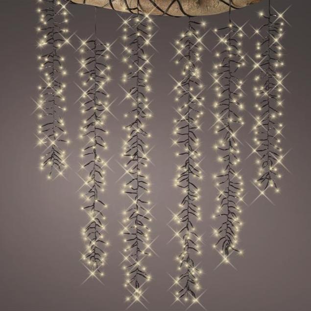 Celebrations Gold LED Cascade Christmas Lights (480 Lights)