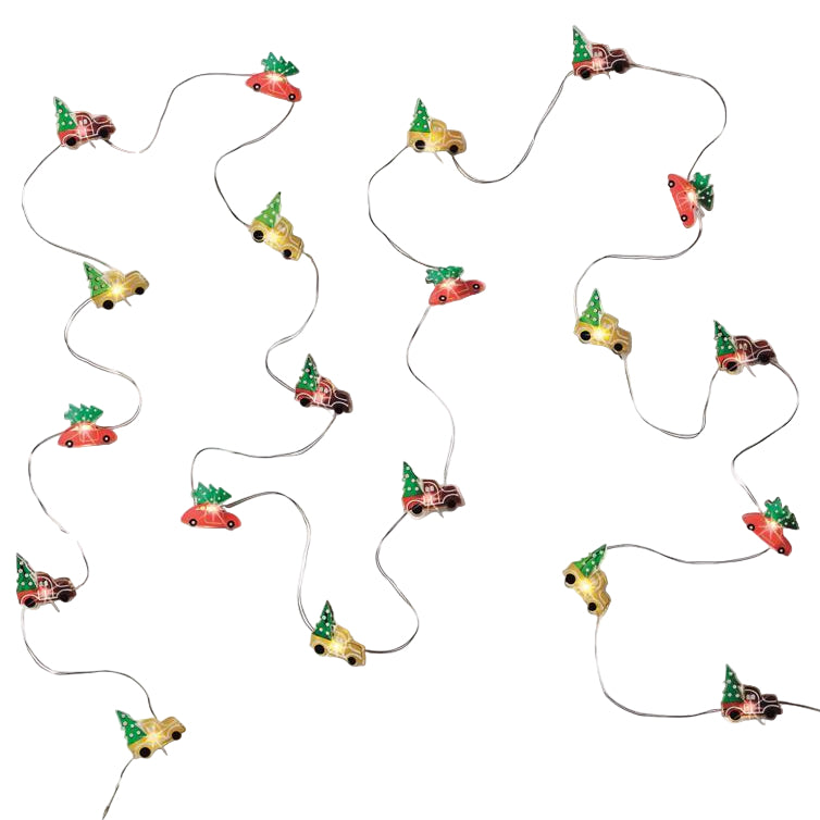 Celebrations LED Battery-Operated Charm Christmas Lights - 6.2' (20 Lights)