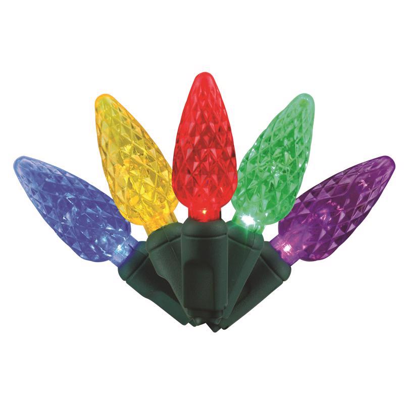 Celebrations Platinum LED C6 Christmas Lights - 25' (50 Lights)