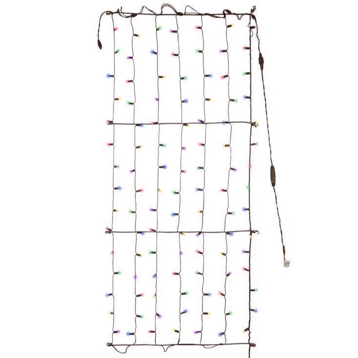 Celebrations Platinum Mini LED Tree Wraparound Christmas Lights - 6' (100 Lights)