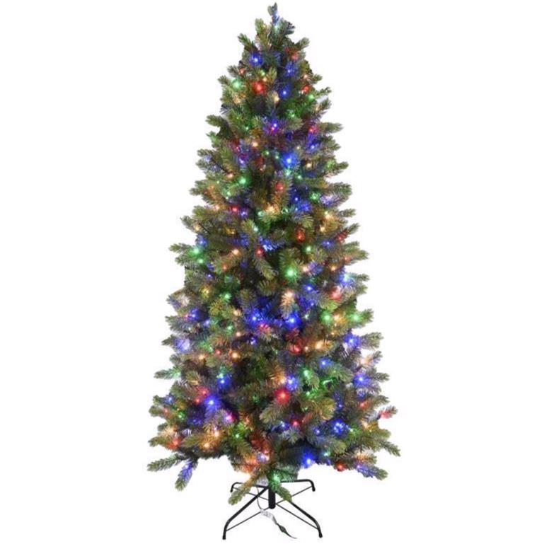 1-2-Tree 7' Pre-Lit Faux Christmas Tree (Cayce Pine)