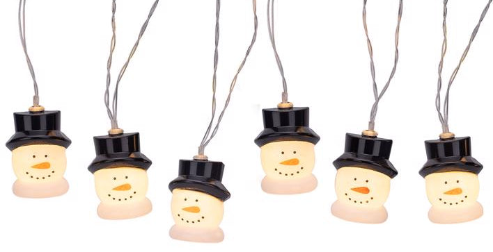 Celebrations LED Festive-Shaped Christmas Lights - 5.4' (10 Lights)