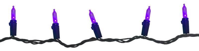 Halloween-Themed LED String Lights - 24.75' / 100 Lights