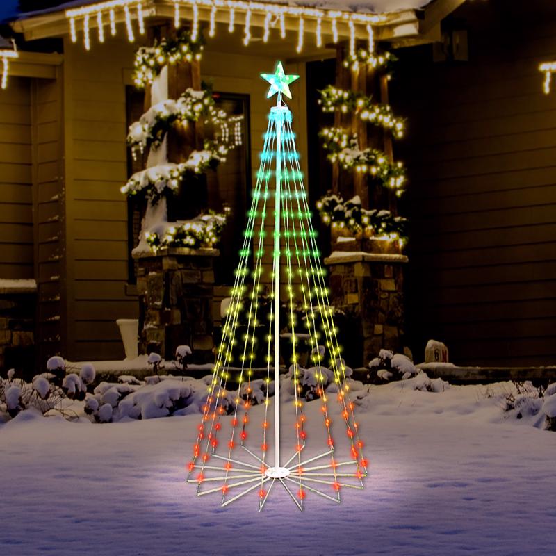 Celebrations LED Straight Frame Dancing Tree - 6'