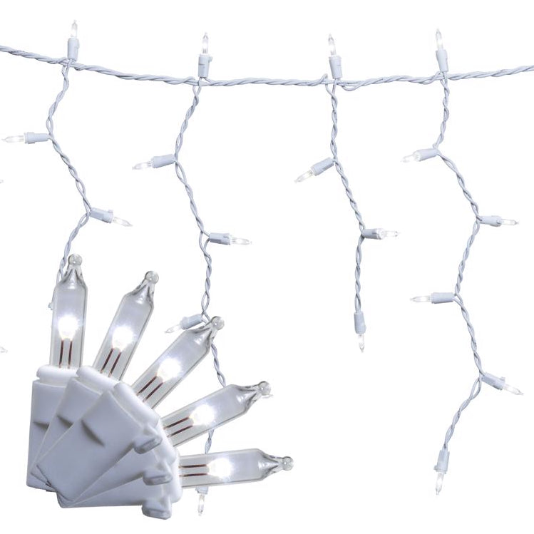Celebrations Classic LED Icicle Christmas Lights - 6.3' (100 Lights)