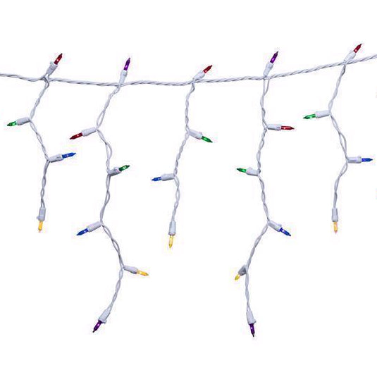Celebrations Classic LED Icicle Christmas Lights - 19.6' (300 Lights)