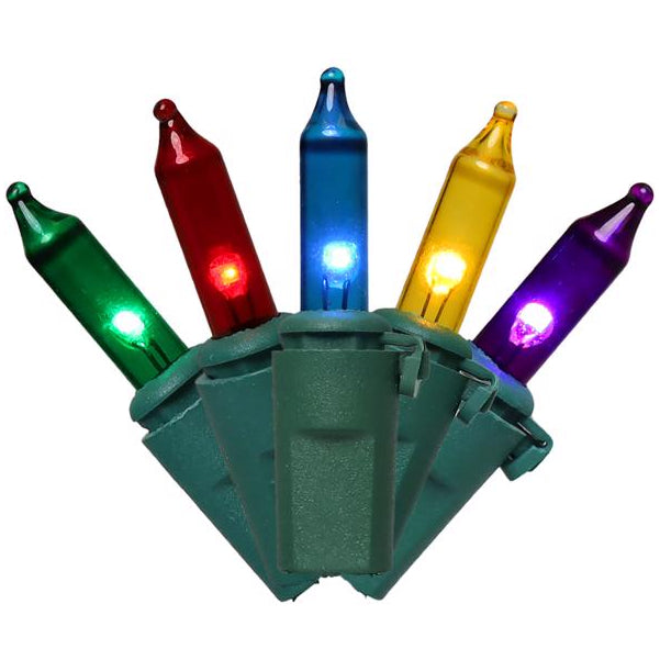 Celebrations Classic LED T5 Mini Christmas Lights - 74.5' (300 Lights)