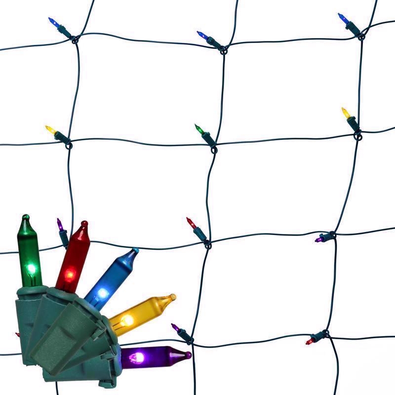 Celebrations Classic LED Christmas Light Nets - 4' x 6' (100 Lights)