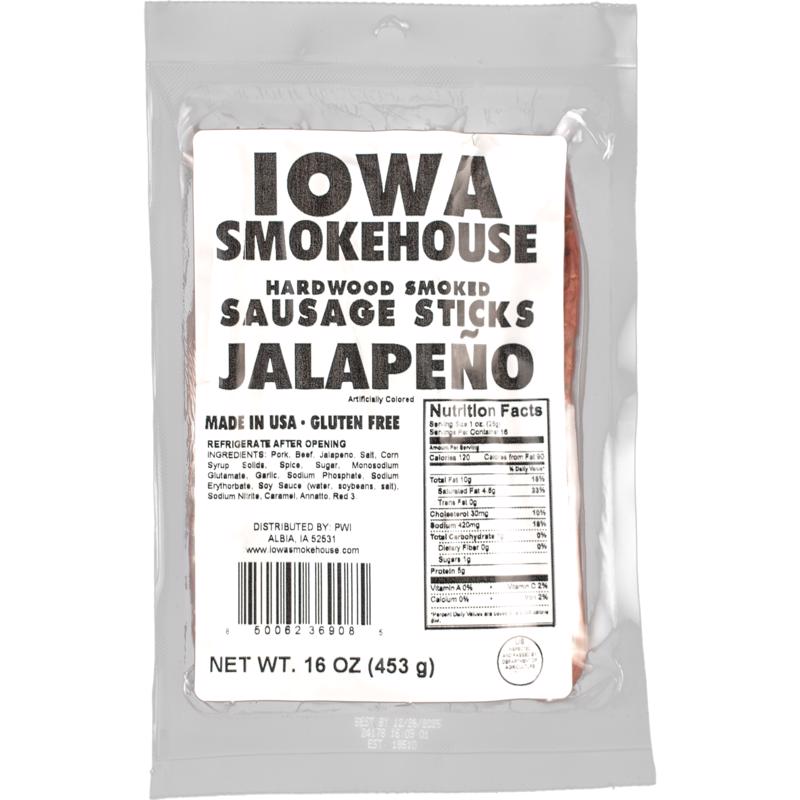 Iowa Smokehouse Sausage Sticks - 16 oz.