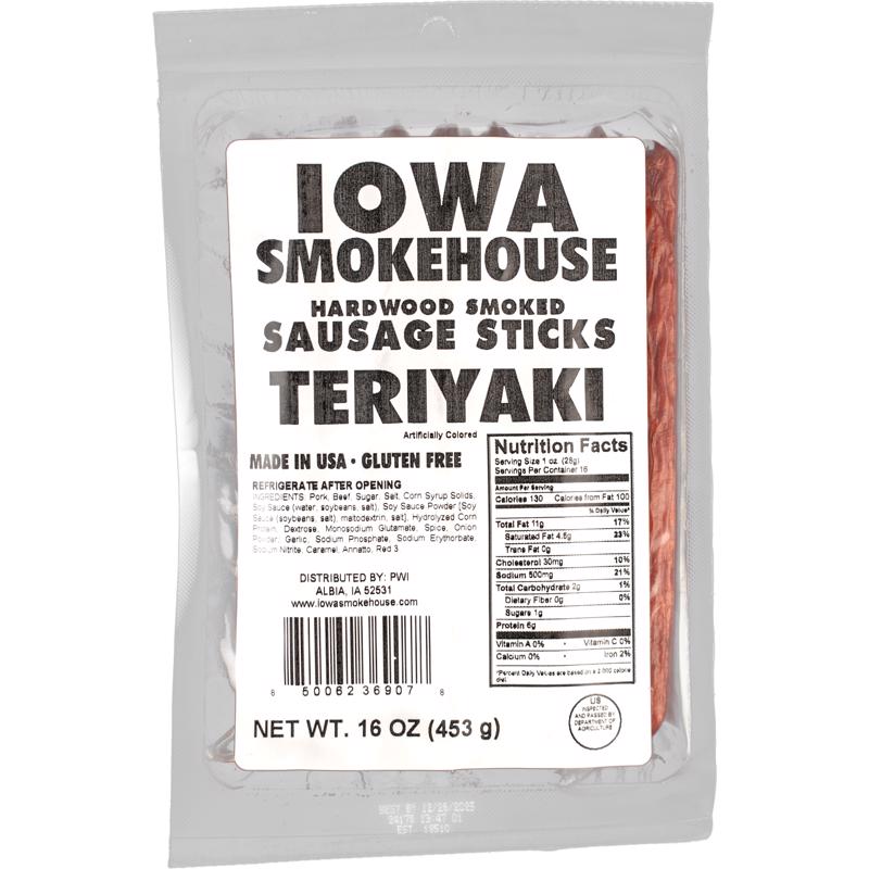 Iowa Smokehouse Sausage Sticks - 16 oz.