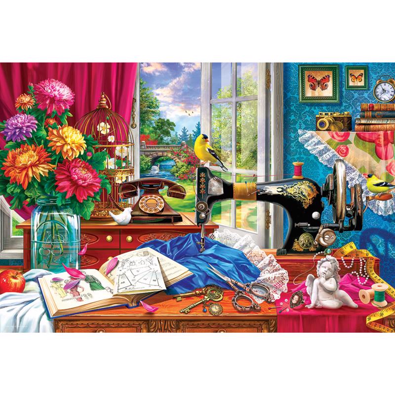 Eurographics Sewing Machine Jigsaw Puzzle - 550 pc.
