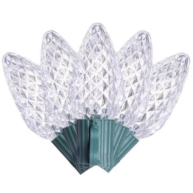 Celebrations Classic LED Faceted C9 Christmas Lights - 16' (25 Lights)