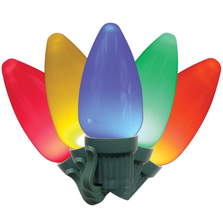 Celebrations Classic LED C9 Christmas Lights - 16' (25 Lights)