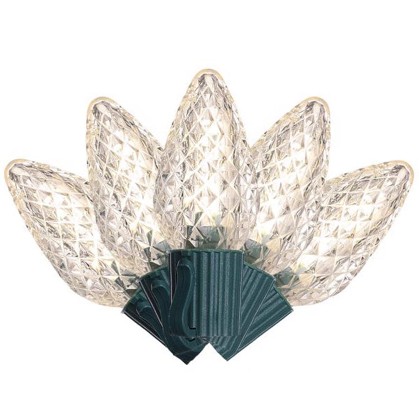 Celebrations Classic LED Faceted C9 Christmas Lights - XX' (XX Lights)