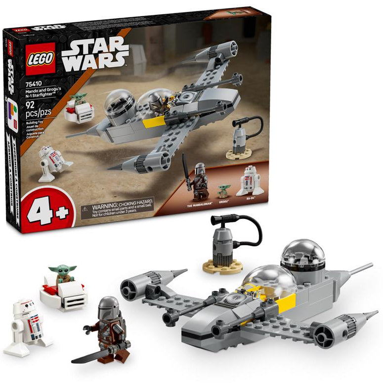 LEGO Star Wars Mando & Grogu's N-1 Starfighter Set - 92 pc.