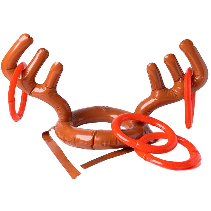 "Antler Antics" Inflatable Antlers Ring Toss Game