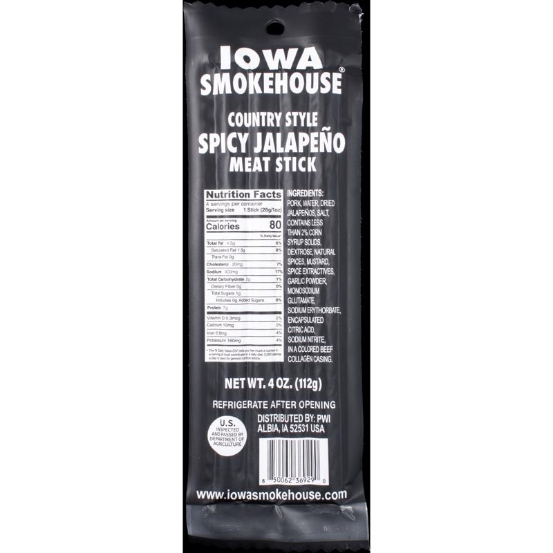 Iowa Smokehouse Meat Sticks - 1.5 oz. & 16 oz.