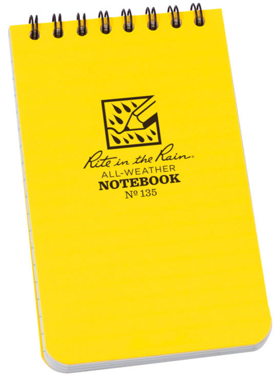 Rite in the Rain All-Weather Top-Spiral Memo Pad - 3" x 5"