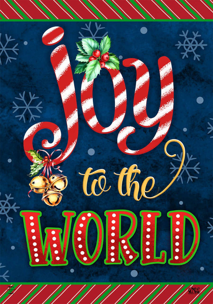 Briarwood "Joy to the World" Garden Flag - 12.5" x 18"
