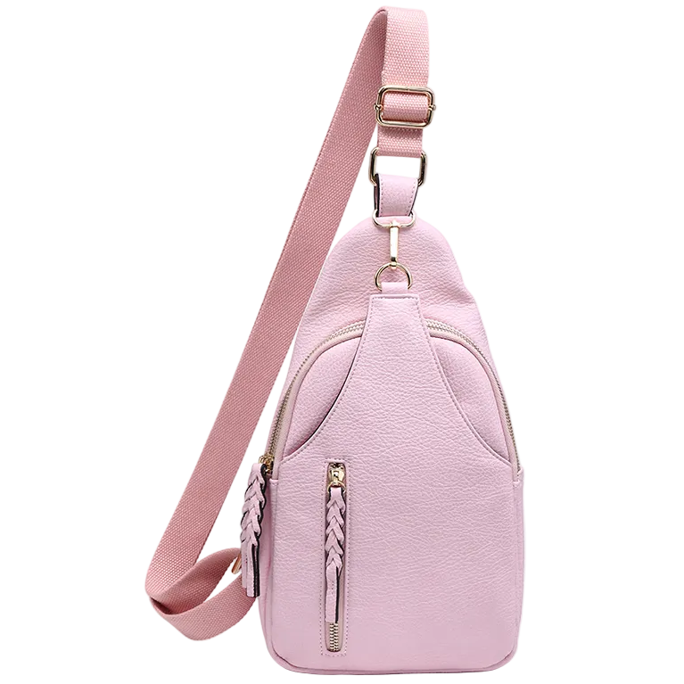 Jen & Co. Nikki Vegan Leather Crossbody Sling Bag