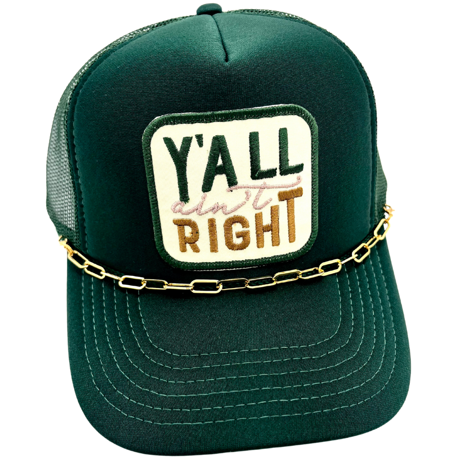 Billie Jane's Funny Embroidered Patch Mesh-Back Trucker Hats