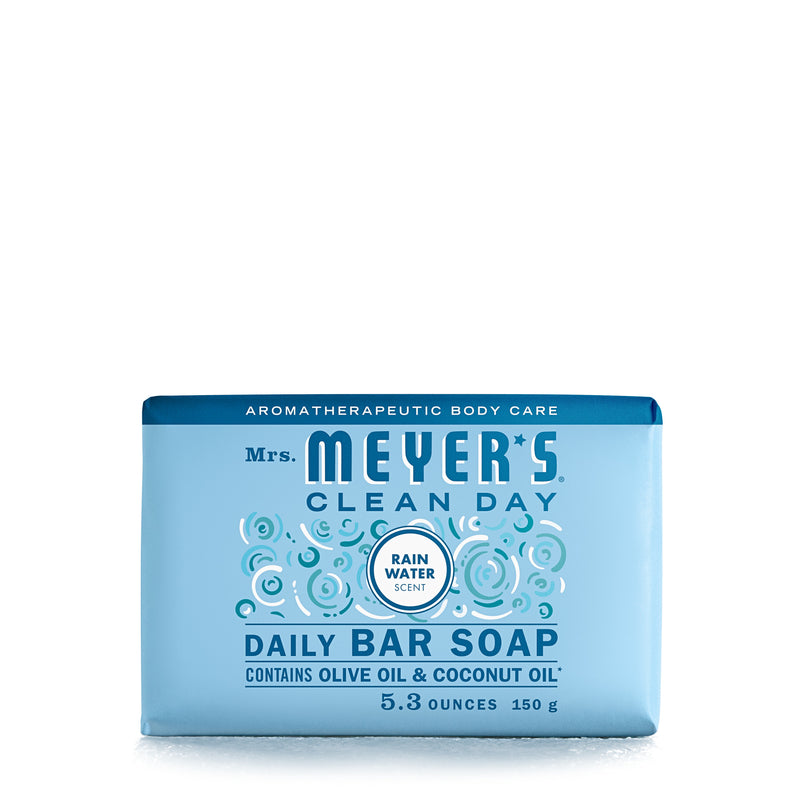 Mrs. Meyer's Clean Day Bar Soap, Rain Water Scent - 5.3 oz