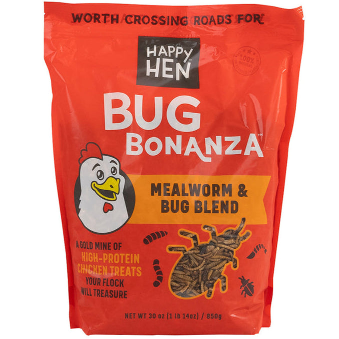 Happy Hen Bug Bonanza Chicken Treats - 30 oz.
