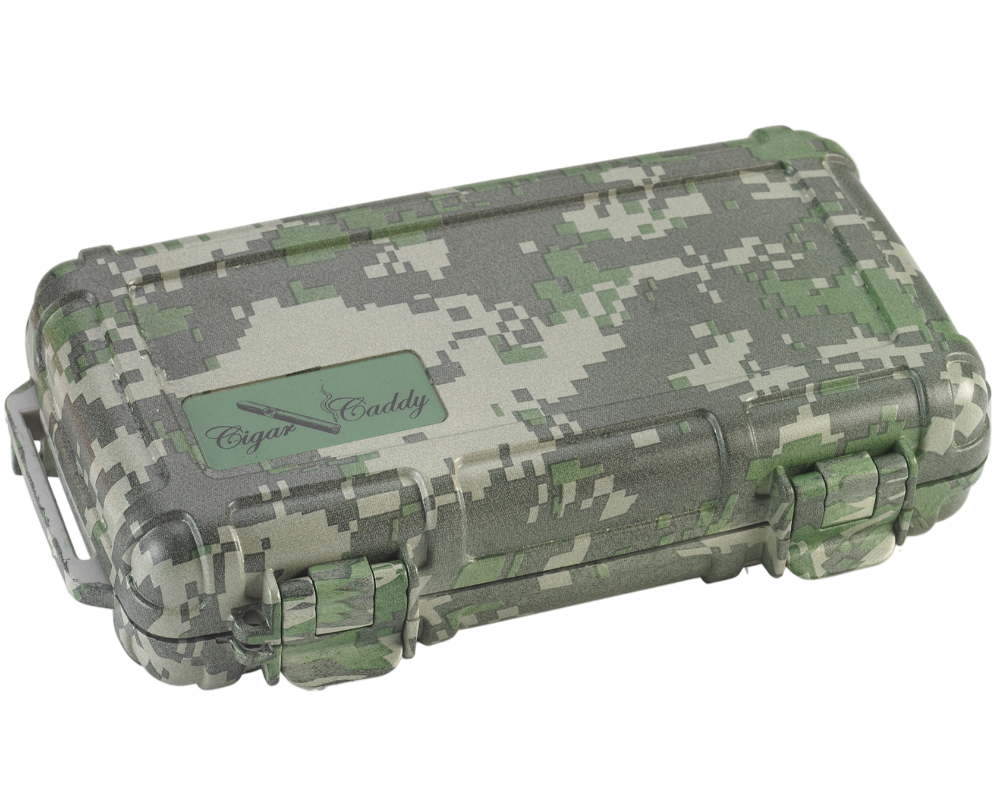 Cigar Caddy Airtight 5-Cigar Travel Humidor Case