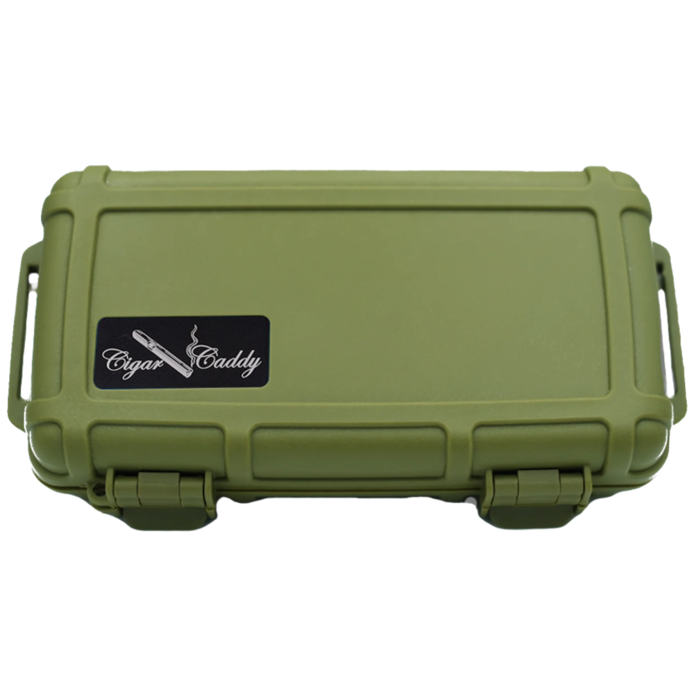 Cigar Caddy Airtight 5-Cigar Travel Humidor Case