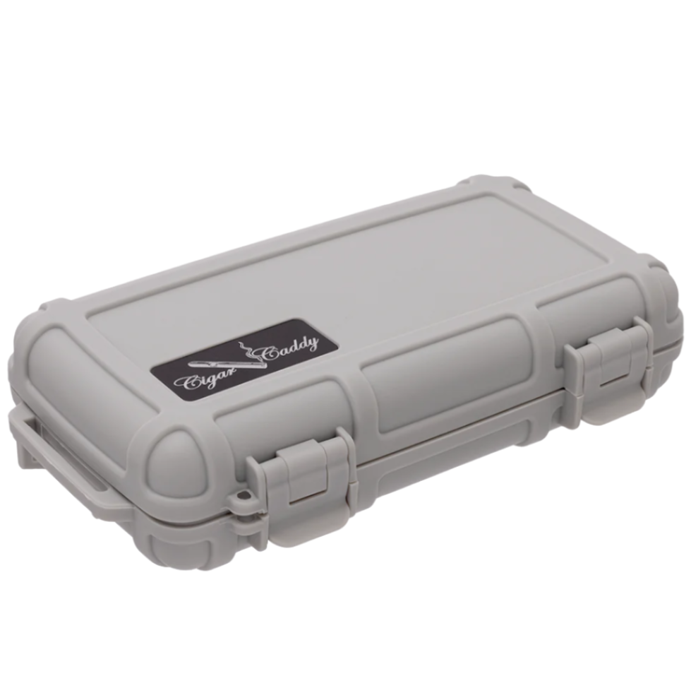 Cigar Caddy Airtight 5-Cigar Travel Humidor Case