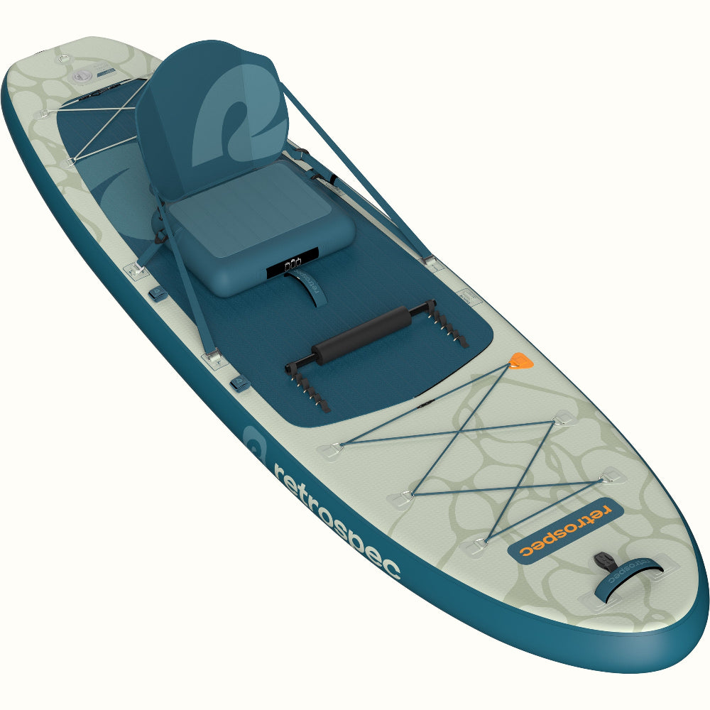 Retrospec Weekender PLUS 2 Inflatable Paddle Board Kit - 10.5'