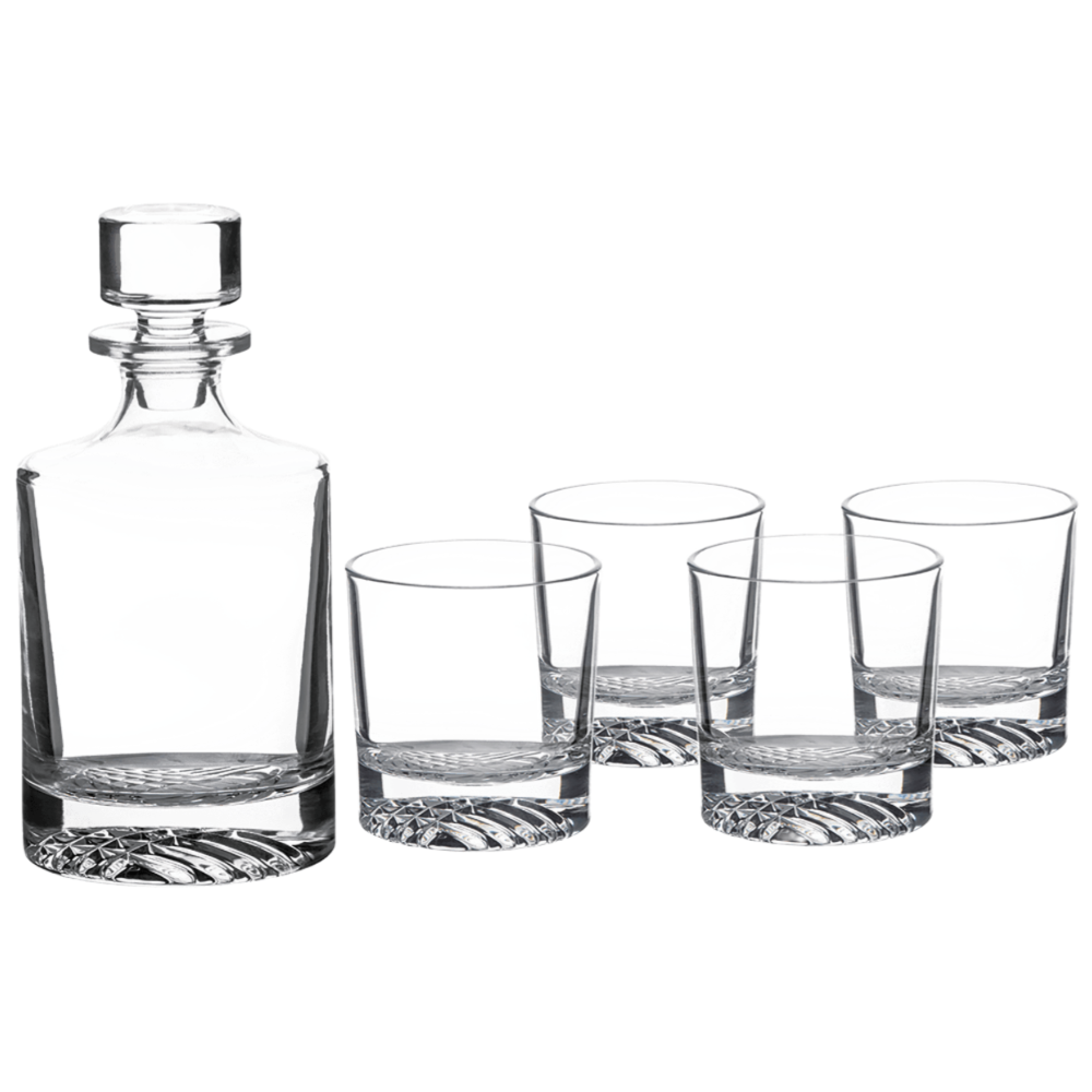 Polar Camel 850ml Round Decanter & Glass Set - 5 pc. (Blank)