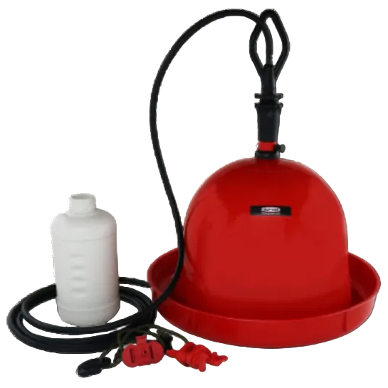 Durvet Plastic Automatic Poultry Bell Drinker - 1L