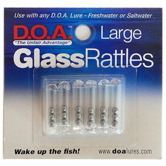 D.O.A. Glass Rattlers - 6 pc.