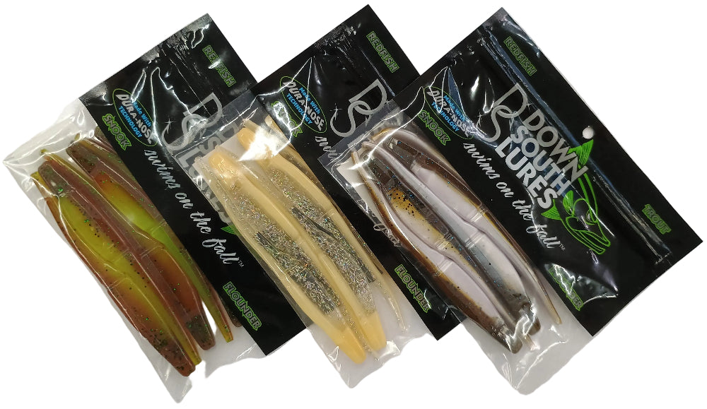 Down South Lures Saltwater Fishing Lures - 3.5" to 5.5"
