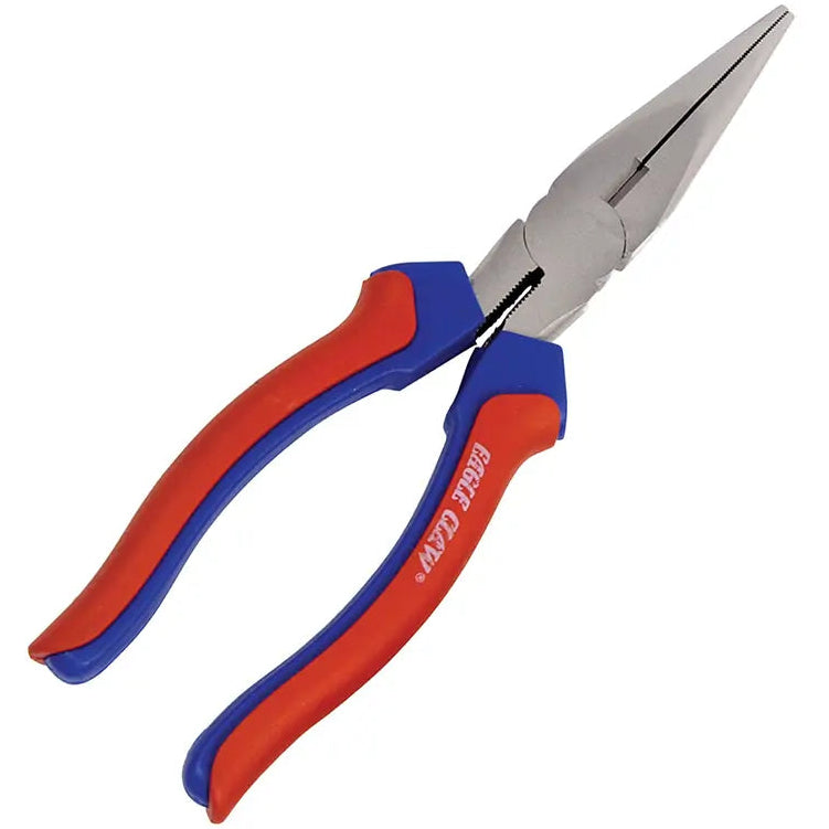 Eagle Claw Long Nose Soft Grip Pliers - 8"