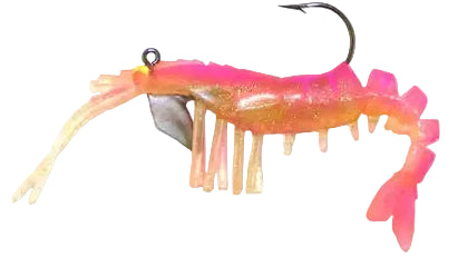 Egret Vudu Baby Shrimp 2" Pre-Rigged Soft Lures - 2 pc.