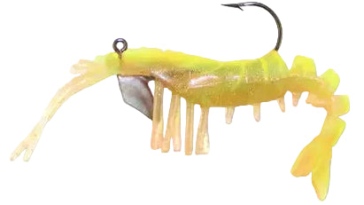 Egret Vudu Baby Shrimp 2" Pre-Rigged Soft Lures - 2 pc.