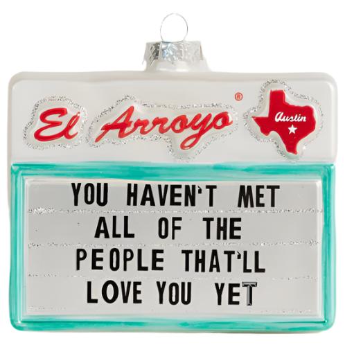 El Arroyo Restaurant Roadside Sign Ornaments