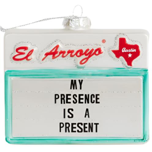 El Arroyo Restaurant Roadside Sign Ornaments