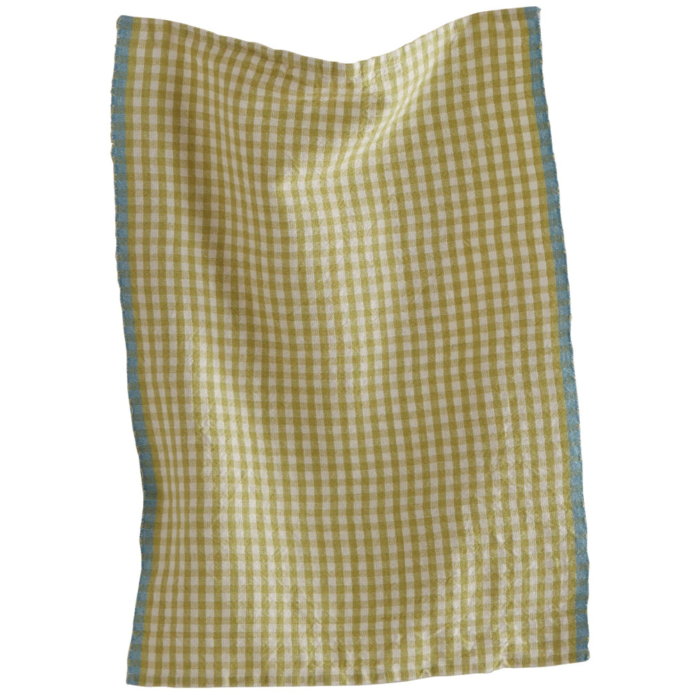 Tag Linen & Cotton Check Dishtowel - 18" x 26"