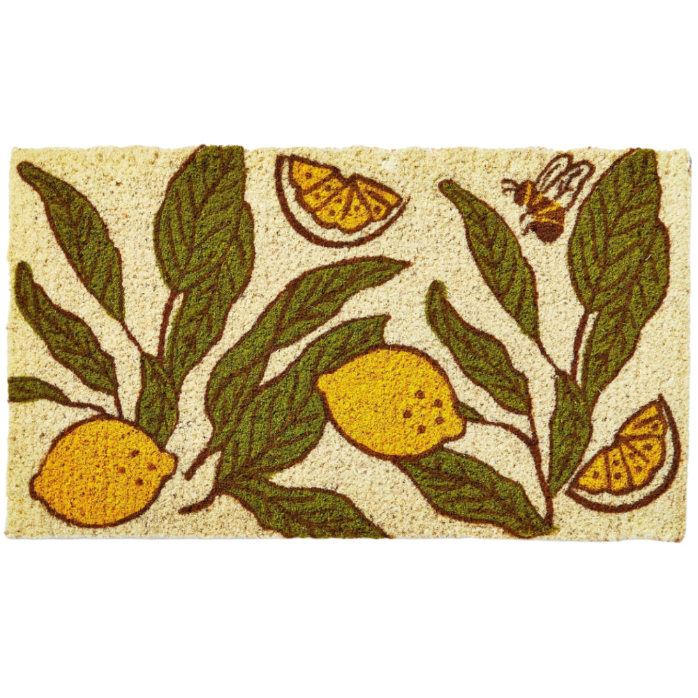 Honey Lemon Coir Mat - 17" x 30"