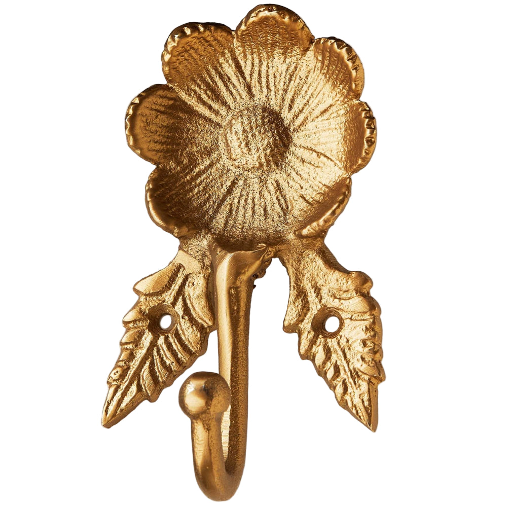 TAG Antique-Style Flower Wall Hook - 4.75"