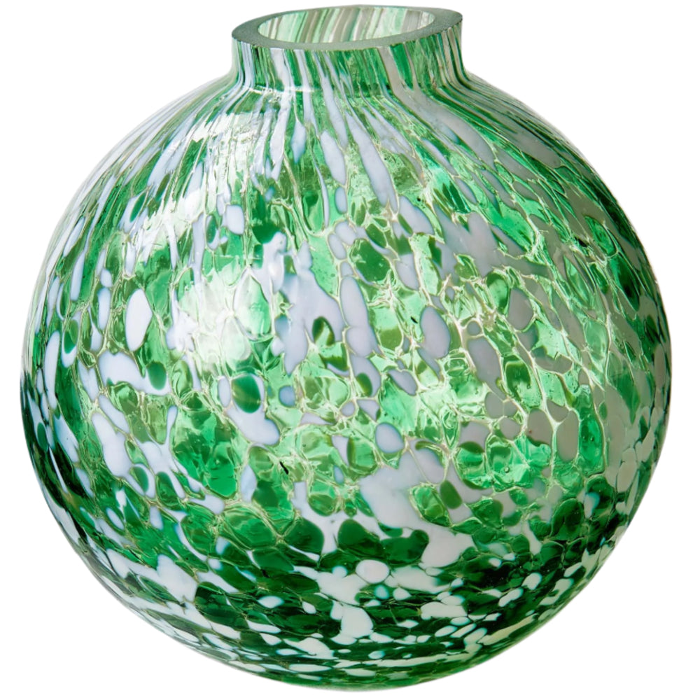 Speckled "Confetti" Blown Glass Bud Vase - 3"