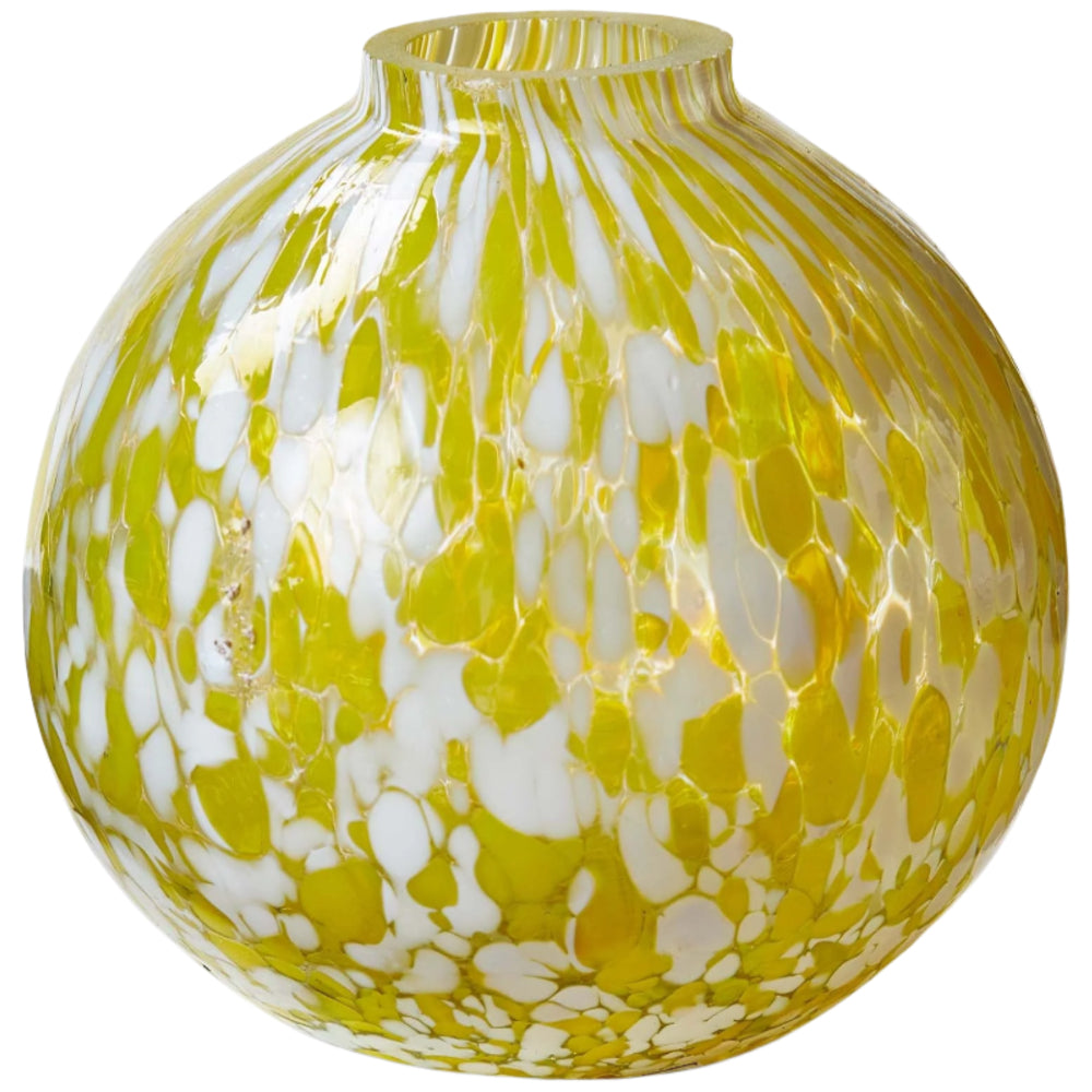 Speckled "Confetti" Blown Glass Bud Vase - 3"